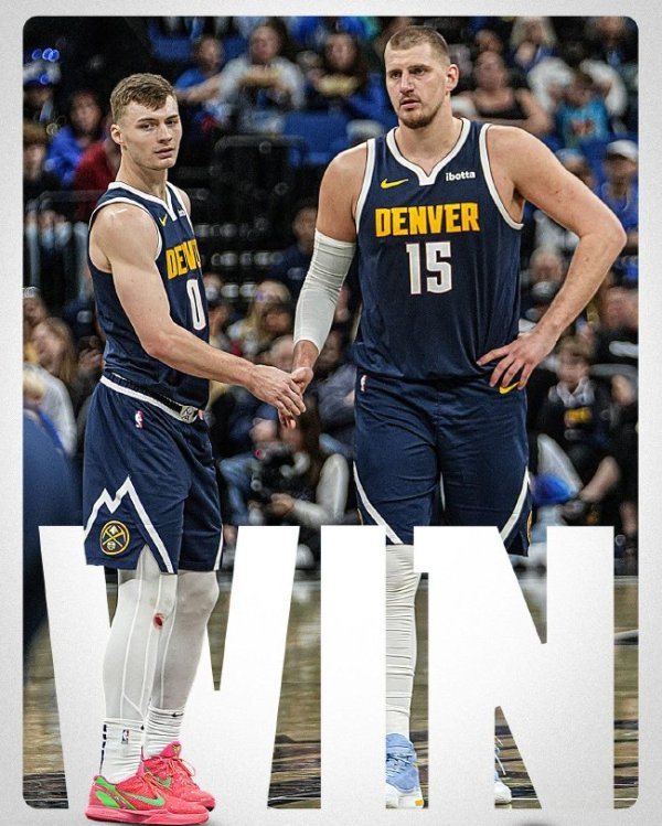 约基奇三双掘金轻取魔术 热火大捷送马刺3连败